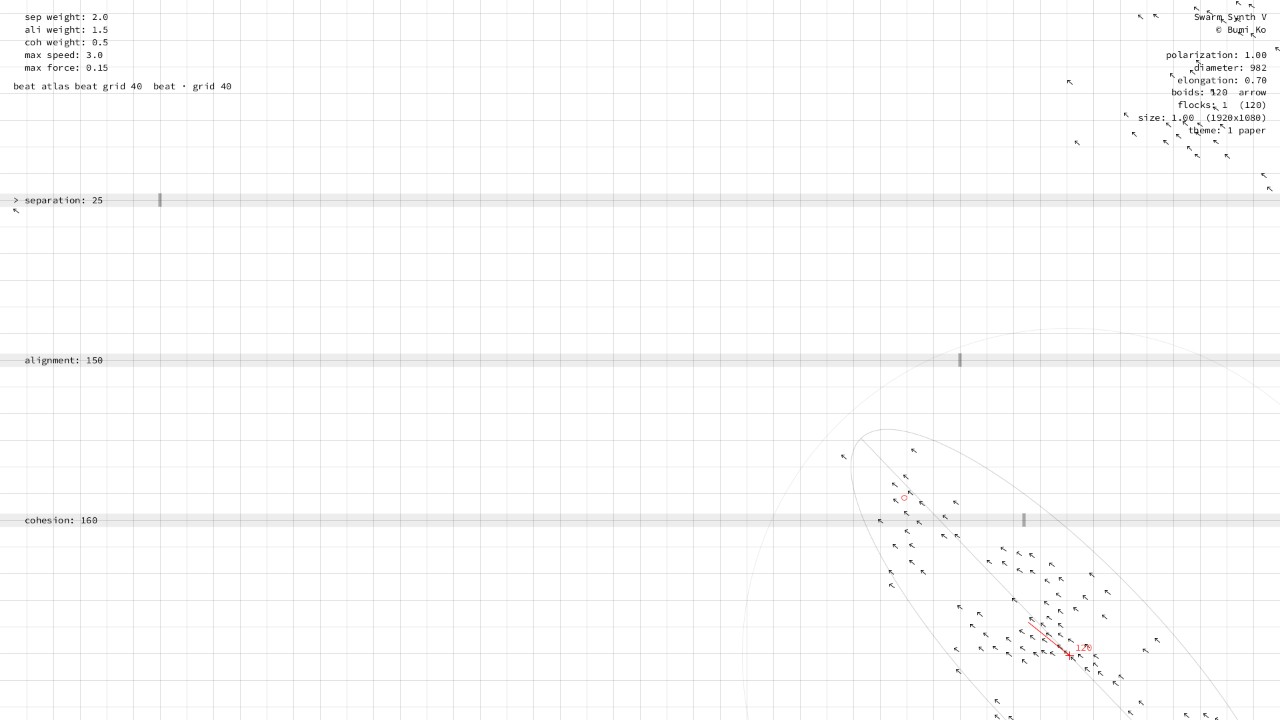 grid 40 px: metronomic, 238 BPM