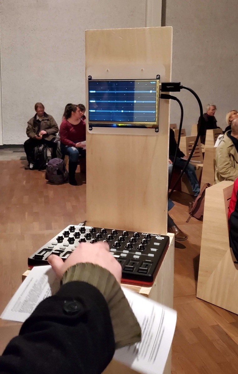 Swarm Synth IV at the KunstKulturKirche Allerheiligen, Frankfurt, 5 November 2019